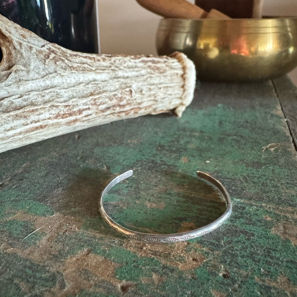 Child Cuff Sterling Silver Southwestern Cuff Bracelet